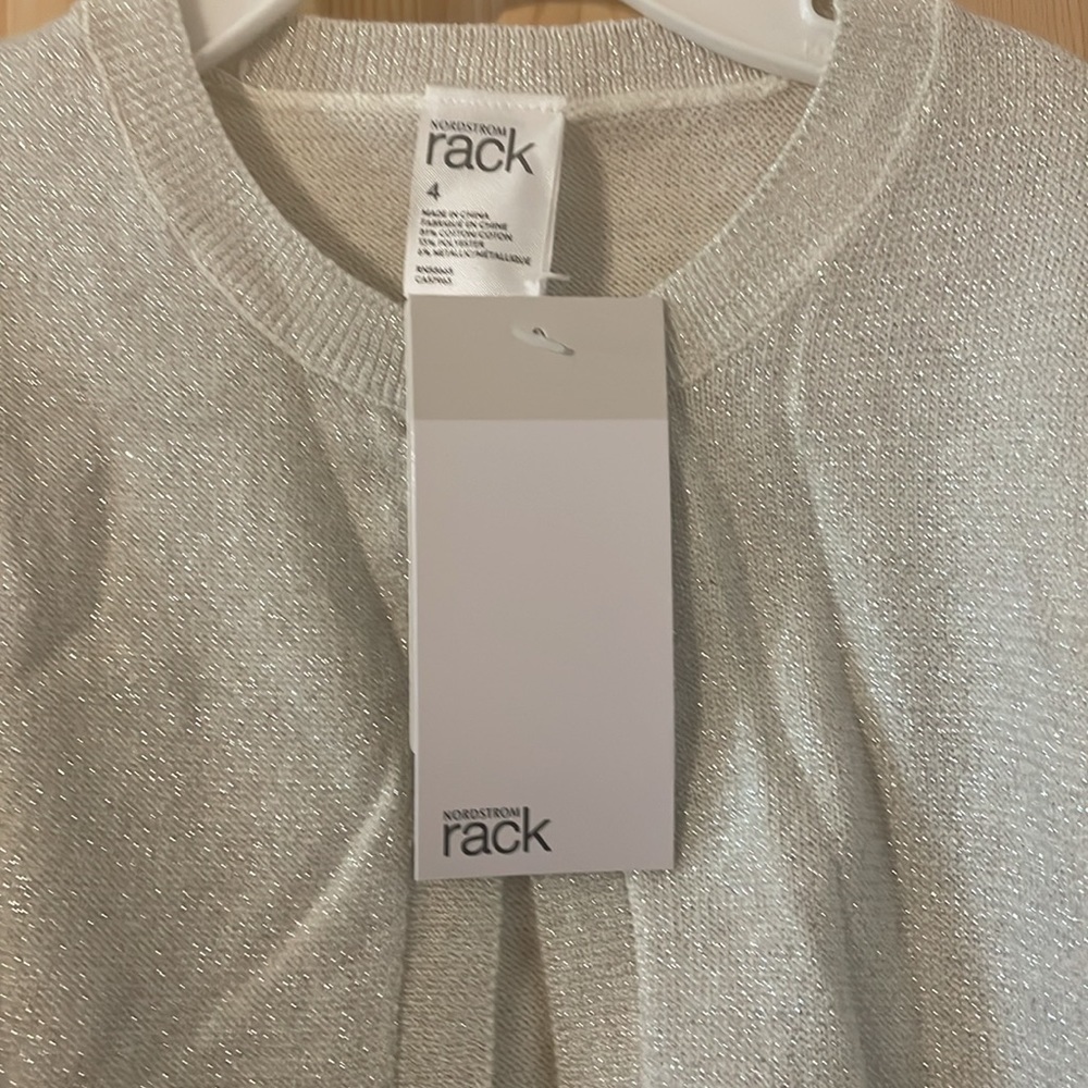 Nordstrom Rack sparkle cardigan. T2 - Picture 3 of 4
